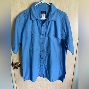 Patagonia® Worn Wear M's Island Hopper II Shirt Blue Sz Large